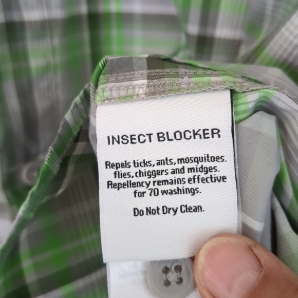 NWOT Columbia Shirt Mens 2XL Insect Blocker Technology Plaid Gorpcore Outdoor - Picture 8 of 12